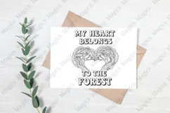 My Heart Belongs To The Forest PNG | Camping Sublimation Product Image 3