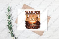 Wander Without Reason PNG | Camping Sublimation Design Product Image 3