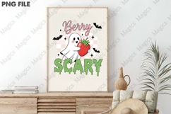 Berry Scary Spooky Summer Strawberry PNG Product Image 3