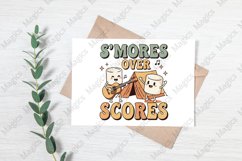 S&#039;mores Over Scores PNG | Camping Sublimation Design Product Image 3