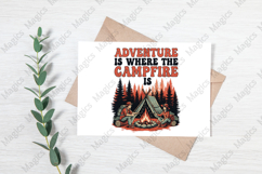 Adventure Is Where The Campfire Is PNG | Camping Sublimation Product Image 3