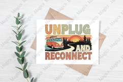Unplug And Reconnect PNG | Camping Sublimation Design Product Image 3
