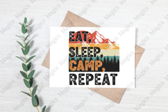 Eatsleep camp repeat PNG | Camping Sublimation Design Product Image 3