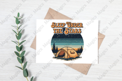 Sleep Under The Stars PNG | Camping Sublimation Design Product Image 3