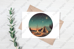 Vintage Retro Camping Design PNG | Camping Sublimation Product Image 3