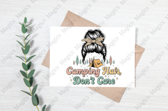 Camping Hair, Don&#039;t Care PNG | Camping Sublimation Design Product Image 3