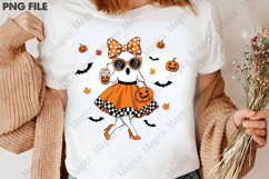 Cute Funny Ghost Pumpkin Halloween Png Product Image 3