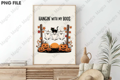 Hangin’ with My Boos,Cute Boo PNG Product Image 3