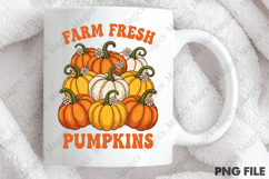 Farm Fresh Pumpkins Sublimation,Fall Png Product Image 4