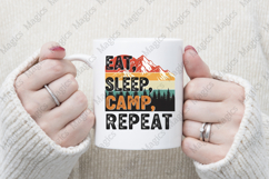 Eatsleep camp repeat PNG | Camping Sublimation Design Product Image 4