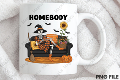 Homebody Skeleton PNG, Halloween PNG Product Image 4