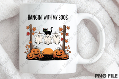 Hangin’ with My Boos,Cute Boo PNG Product Image 4