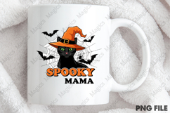 Spooky Mama PNG, Retro Halloween PNG Product Image 4