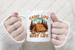 Camp Life Is The Best Life PNG | Camping Sublimation Design Product Image 4
