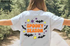 Boho Halloween Spooky Bats PNG Product Image 3