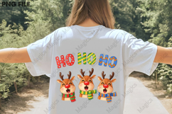 Ho Ho Ho Deer Reindeer Christmas Png Product Image 3