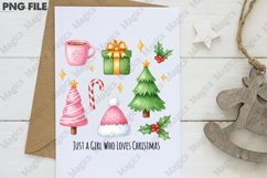 Just a girl who loves Christmas png Product Image 3