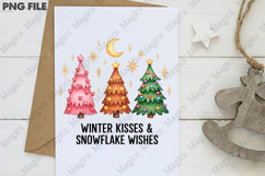 Winter Kisses &amp; snowflake wishes png Product Image 3