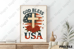 USA 4th July God Bless America Patriotic Product Image 3