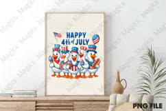 4th of July Patriotic Goose USA America Product Image 3