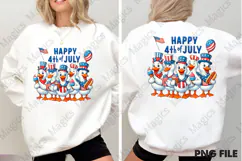 4th of July Patriotic Goose USA America Product Image 4