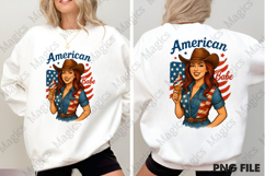 4th of July Patriotic Cowgirl American Product Image 4