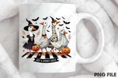 Funny Halloween Just a Spooky Goose Png Product Image 3