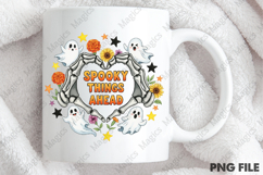Boho Halloween Skeleton Hand PNG Product Image 4