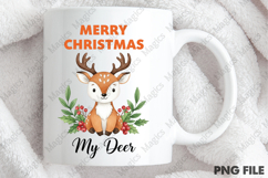 MERRY CHRISTMAS MY DEER PNG Product Image 4