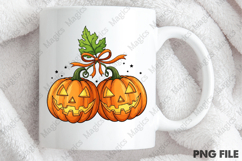 Pumpkin Cherries Autumn Girly png Product Image 3