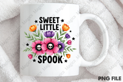 Halloween Skull Flower PNG Product Image 4