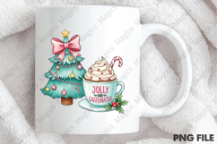 Jolly &amp; Caffeinated PNG Christmas PNG Product Image 4