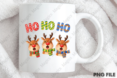 Ho Ho Ho Deer Reindeer Christmas Png Product Image 4