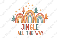 Boho Christmas PNG Design, Retro Christmas Sublimation Product Image 9