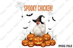 SPOOKY CHICKEN Halloween Sublimation Product Image 2