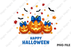 Happy Halloween Png, Pumpkin Png Product Image 2