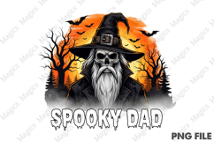 Spooky Dad Png Halloween Png Clipart Product Image 2
