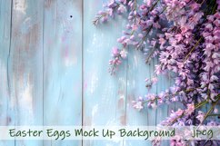 Lavender Field Background, Wooden Table Background Design Product Image 1