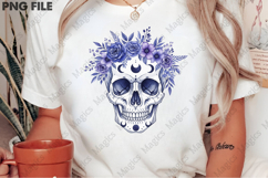 Blue Boho Halloween Sublimation Clipart Product Image 2
