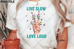 Live Slow LOVE LOUD Halloween Clipart Product Image 1