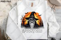Spooky Dad Png Halloween Png Clipart Product Image 3