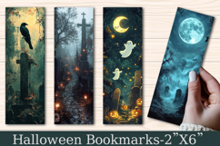 Halloween Graveyards Bookmark Png Product Image 1