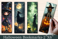 Halloween Witches Bookmark PNG Product Image 1