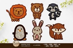 CUTE ANIMALS SET, Decorative Templates Product Image 1