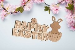 Easter Panels with Bunny, Decorative Templates Product Image 4