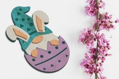 Easter Bunny Gnome in Egg, Decorative Template Product Image 6