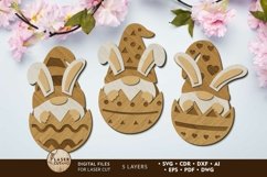 Easter Bunny Gnome in Egg, Decorative Template Product Image 1