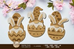 Easter Bunny Gnome in Egg, Decorative Template Product Image 1