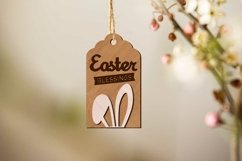 Easter Decorative Tags Set, Layered Cut Templates Product Image 3