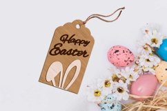 Easter Decorative Tags Set, Layered Cut Templates Product Image 5
